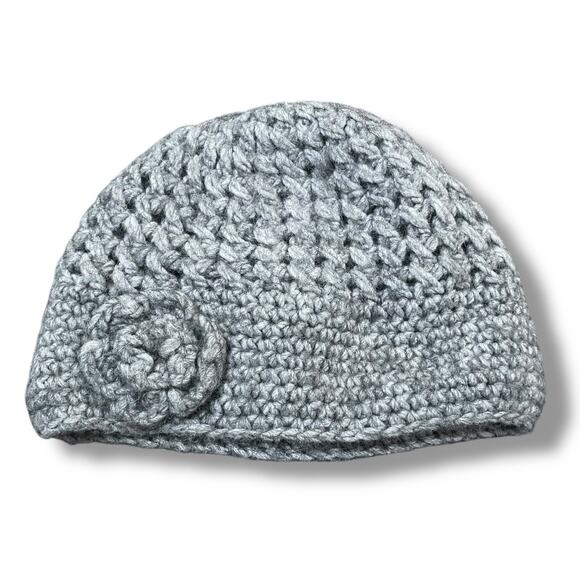 Fratelli Talli Firenze Italy Womens Alpaca 25% Knit Hat Beanie Italia Rose Gray - Picture 2 of 10